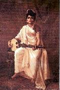 Raja Ravi Varma Malabar Lady Spain oil painting artist